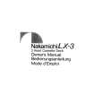 NAKAMICHI LX-3 Owners Manual
