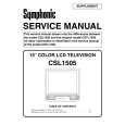 SYMPHONIC CSL1505 Service Manual