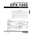 YAMAHA DPX1000 Service Manual