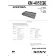 SONY XM-405QX Owners Manual