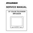 SYLVANIA SRT2223X Service Manual