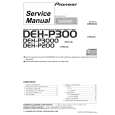 PIONEER DEH-P3000X1N Manual de Servicio