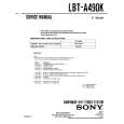 SONY LBT-A490K Service Manual