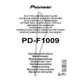 PIONEER PD-F1009 Owners Manual