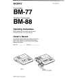 SONY BM-78 Owners Manual