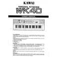 KAWAI WK40 Instrukcja Obsługi