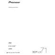 PIONEER BDP-LX71/WV5 Owners Manual