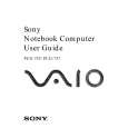 SONY PCG737 Owners Manual