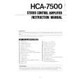 HITACHI HCA-7500 Owners Manual