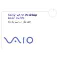 SONY PCV-RS123 VAIO Owners Manual