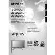 SHARP LC26GD4U Manual de Usuario