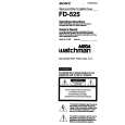 SONY FD-525 Owners Manual
