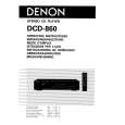 DENON DCD-860 Owners Manual