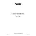 ZANUSSI ZCF37 Owners Manual