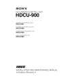 SONY HDCU-900 Instrukcja Serwisowa