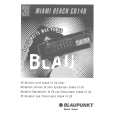 BLAUPUNKT MIAMI BEACH CD148 Manual de Usuario