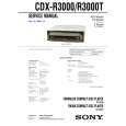 SONY CDX-R3000T Manual de Servicio