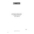 ZANUSSI ZT164R Owners Manual