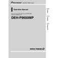 PIONEER DEH-P9650MP/XN/ES Owners Manual