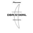 PIONEER DBR-S100NL Owners Manual