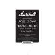 MARSHALL JCM2000 Owners Manual