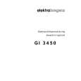 ELEKTRA BREGENZ GI3450A Owners Manual