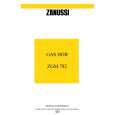 ZANUSSI ZGM782IX Owners Manual