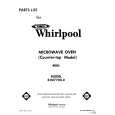 WHIRLPOOL RJM77000 Catálogo de piezas
