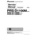 PIONEER PRS-D1100M/XS/ES Manual de Servicio