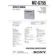 SONY MZG755 Service Manual