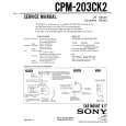 SONY CPM-203CK2 Manual de Servicio