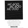 YAMAHA MC-400 Manual de Usuario