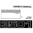 ALPINE 3501 Owners Manual