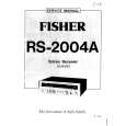FISHER RS2004A Service Manual