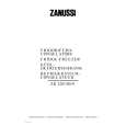 ZANUSSI ZR220/100N Owners Manual