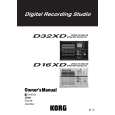 KORG D16XD Owners Manual