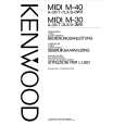 KENWOOD M40 MIDI Owners Manual