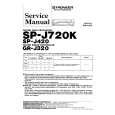 PIONEER SPJ720K Service Manual