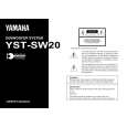 YAMAHA YST-SW20 Owners Manual