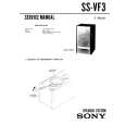 SONY SS-VF3 Manual de Servicio