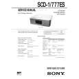 SONY SCD777ES Service Manual