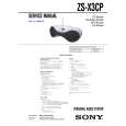 SONY ZSX3CP Service Manual