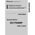 PIONEER DEH-P9400MP/UC Owners Manual