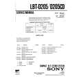 SONY LBTD205/CD Instrukcja Serwisowa