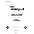 WHIRLPOOL LA3400XMW0 Catálogo de piezas