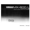 YAMAHA MX-600 Owners Manual