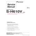PIONEER S-H610V/SXTW/EW5 Instrukcja Serwisowa