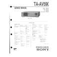 SONY TAAV590.PDF Service Manual