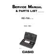 CASIO RE-700 Service Manual