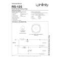 INFINITY RS-125 Manual de Servicio